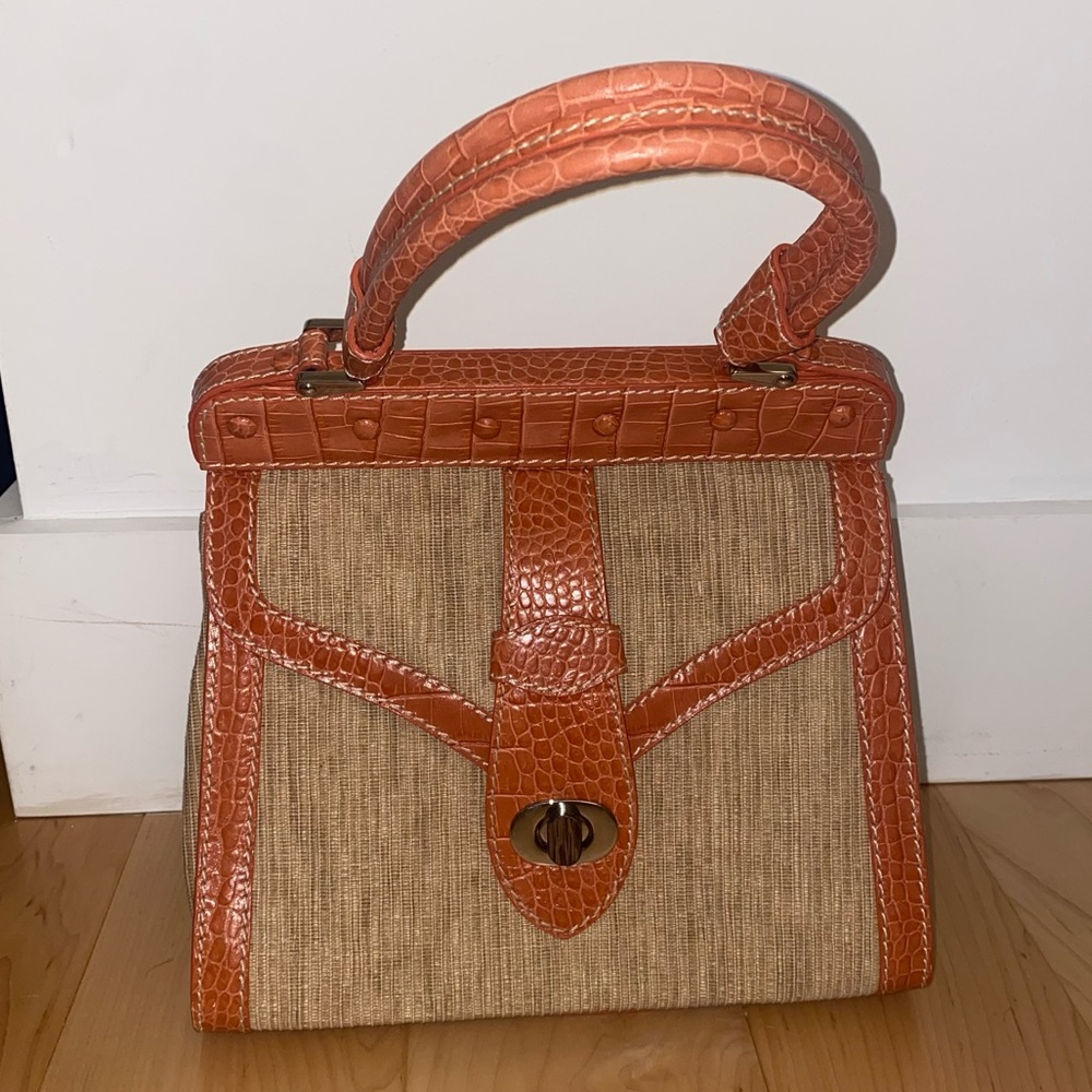 Valentino straw purse